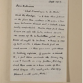 Hand written draft of Wind in the Willows: Badger instructs Mole on cleaning