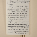 Hand written draft of Wind in the Willows: Mole and the Rat discuss Toad