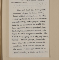 Hand written draft of Wind in the Willows: Toad reflects before the banquet
