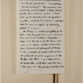 Hand written draft of Wind in the Willows: the animals congratulate Toad on his song