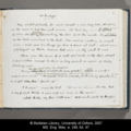 Hand written draft of Wind in the Willows, page titled Mr Badger