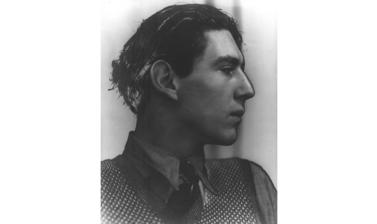 Photograph of a young man - Oliver Zangwell - in profile